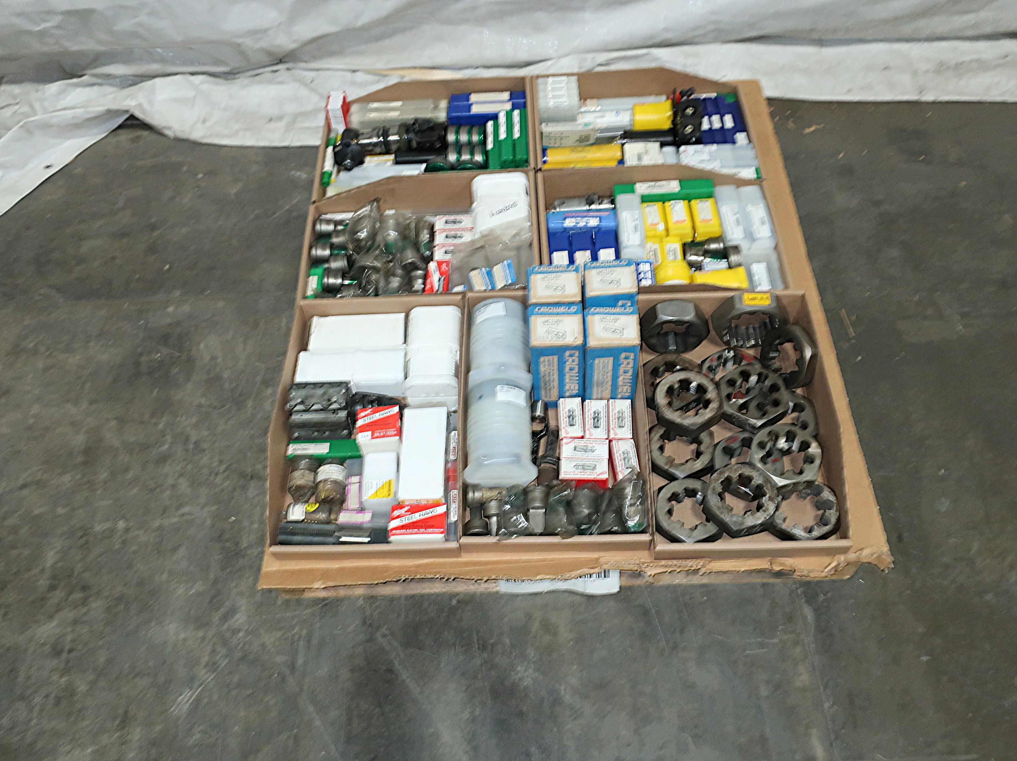 SKU 1750764 - PALLET OF ASSORTED METALWORKING TOOLING - MACHINE TOOLING