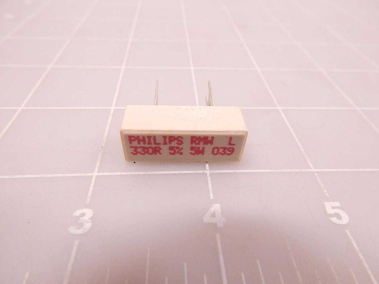 LOT OF 3000 PHILIPS 330R WIDERSTAND RESISTOR 5% 5 W - INDUSTRIAL PARTS