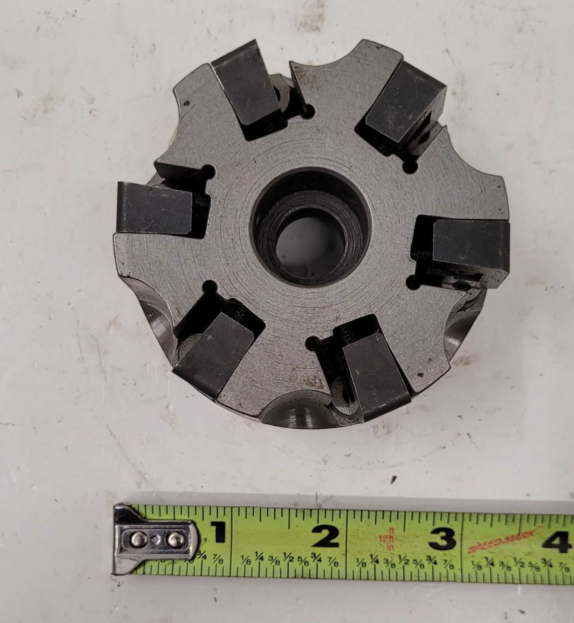 SECO CARBOLOY ZN3M-0306-L1 3" INDEXABLE FACE MILL, 1" ARBOR, 6 FLUTES/INSERTS - MACHINE TOOLING