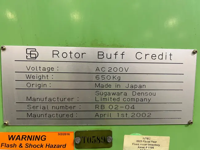 2002 SUGAWARA DEBURRING MACHINE - undefined