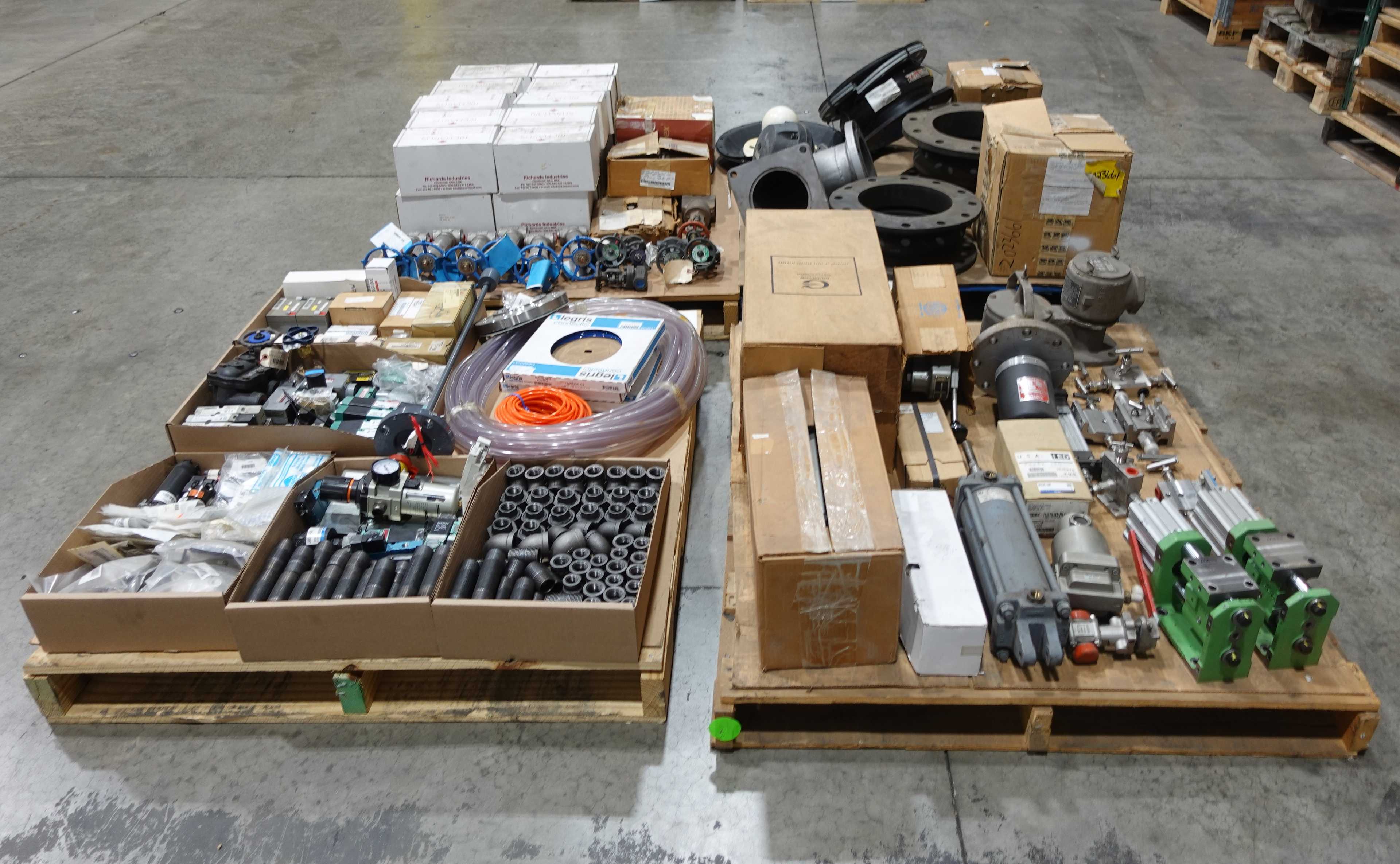 SKU 1737090 - 4 PALLETS OF ASSORTED VALVES, VALVE PARTS AND ACCESSORIES - VALVE PARTS & ACCESSORIES