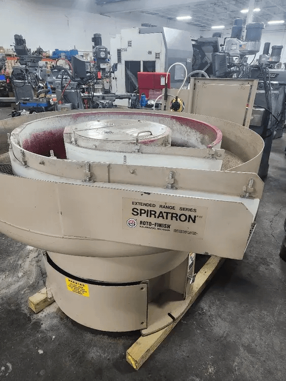 2005 ROTO FINISH SPIRATRON ERC-0405 VIBRATORY FINISHER 5 C/FT 230V 3PH 3000LB - VIBRATORY FINISHING MACHINES