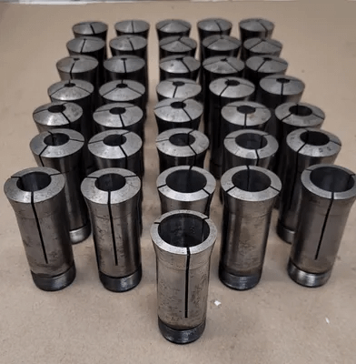 5C COLLET SET (SET OF 36) - SIZE RANGE: 1/16” TO 1-1/8” (INCLUDES 2 METRIC COLLETS) - MACHINE TOOLING