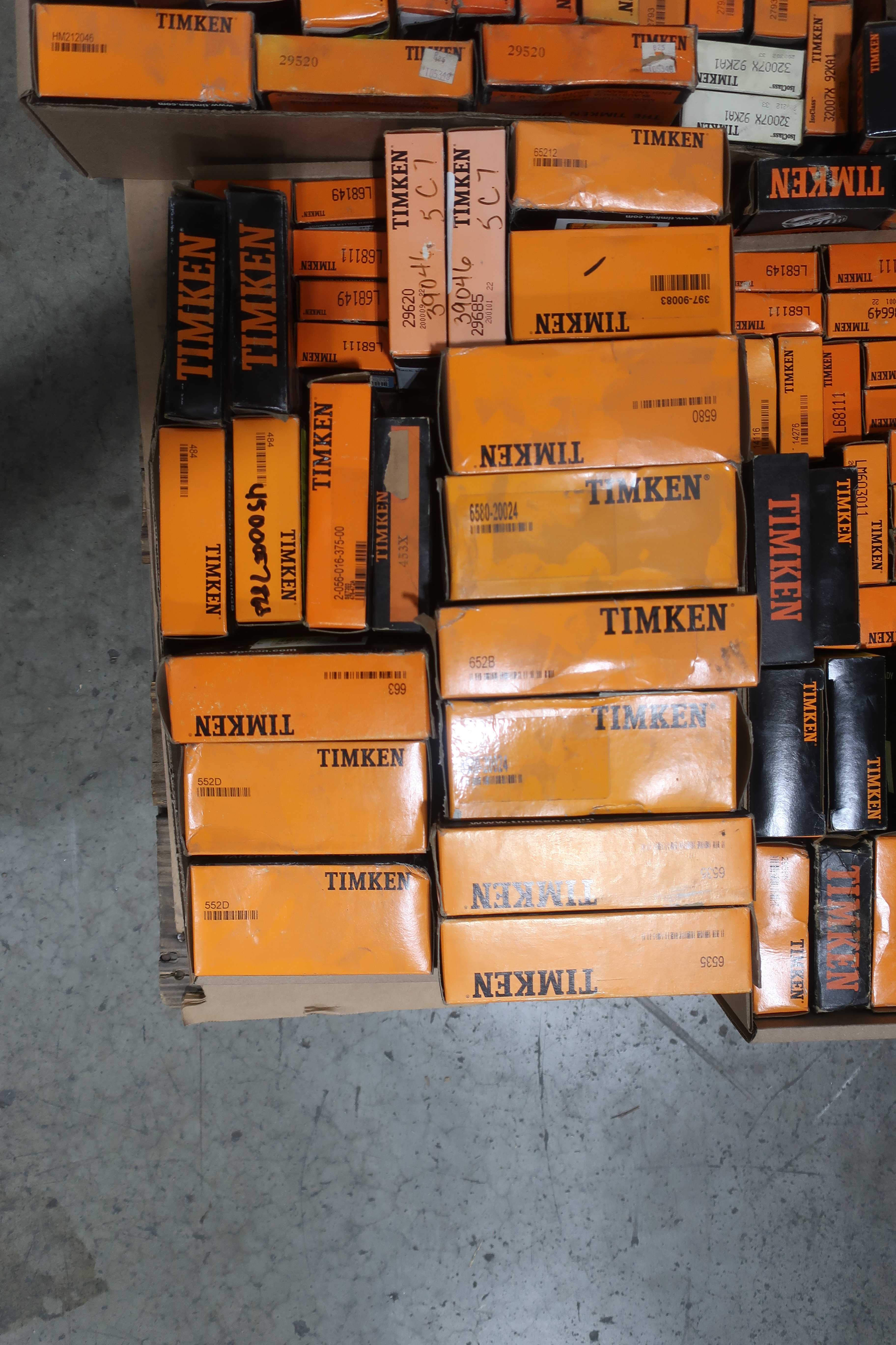 SKU 1749145 - PALLET OF ASSORTED TIMKEN TAPERED ROLLER BEARINGS - BEARINGS