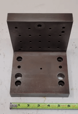 RIGHT ANGLE PLATE - 6X6X6X1 - MACHINE TOOLING
