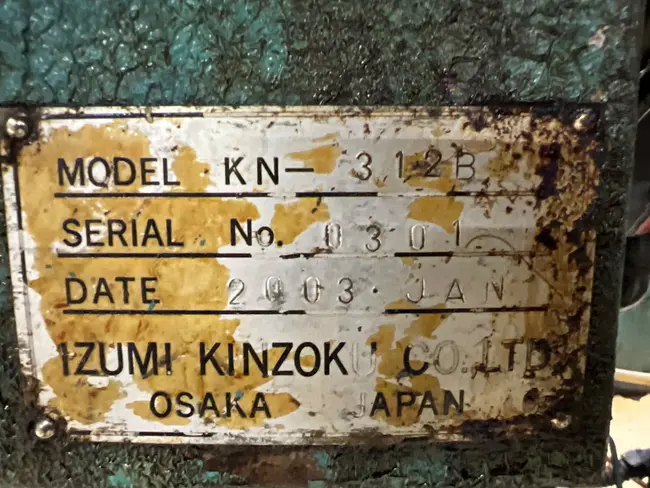 2003 IZUMI KINZOKU KN-312B CYLINDRICAL GRINDER - undefined