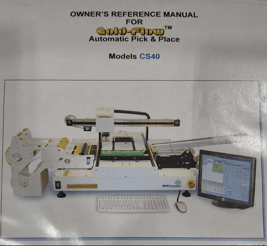 2005 DDM NOVASTAR GOLD-FLOW CS40 PICK & PLACE MACHINE - PICK & PLACE MACHINE