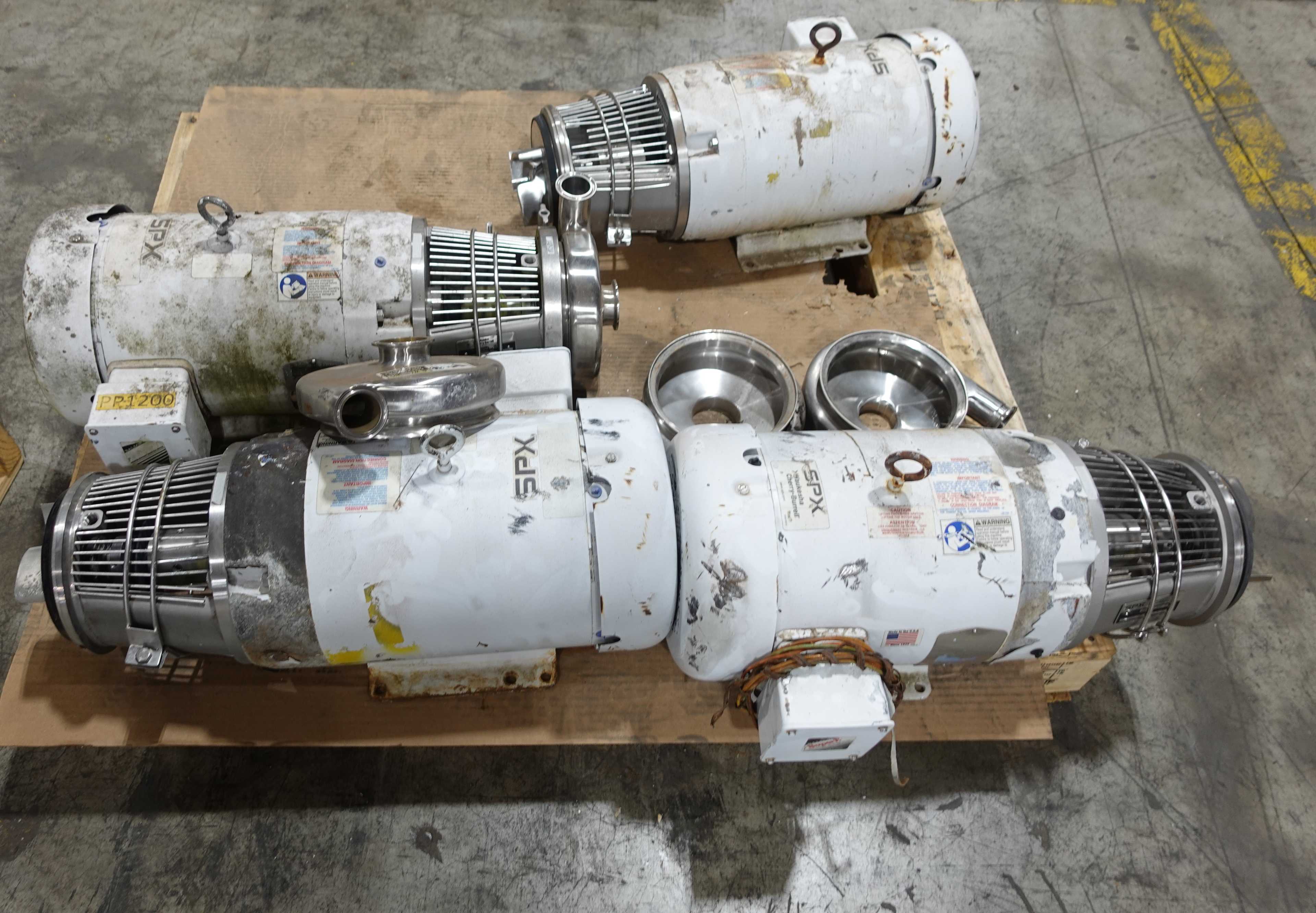 LOT OF 4 WAUKESHA CHERRY-BURRELL C216 CENTRIFUGAL PUMPS, 7.5 HP