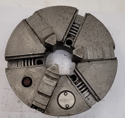 CUSHMAN 8" 3-JAW LATHE CHUCK WITH 2-1/2" CENTER HOLE - MACHINE TOOLING