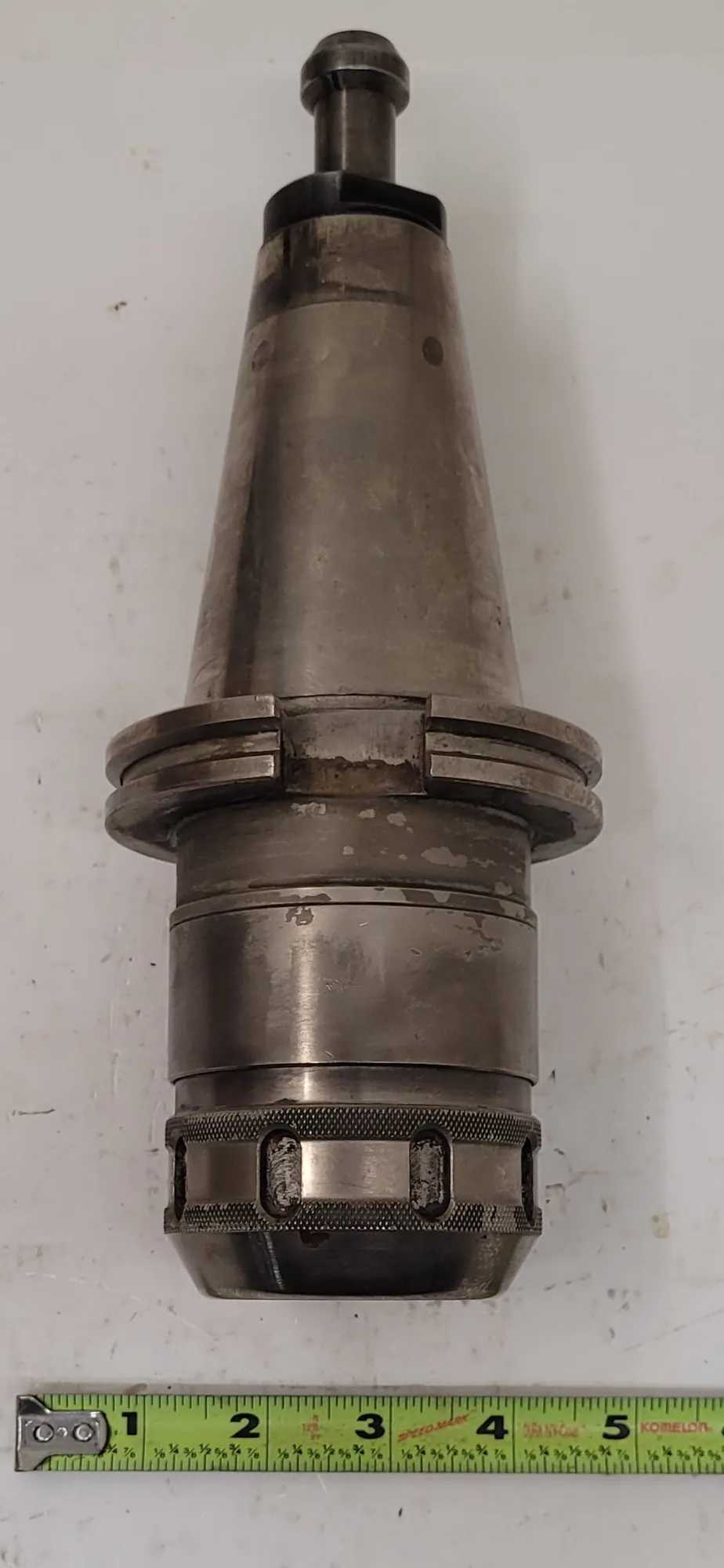 LOT OF 20 CAT 50 TOOL HOLDERS, UNIVERSAL, GTI, KENNAMETAL, COMMAND, SECO, SANDVIK, LYNDEX - MACHINING TOOLING & PARTS