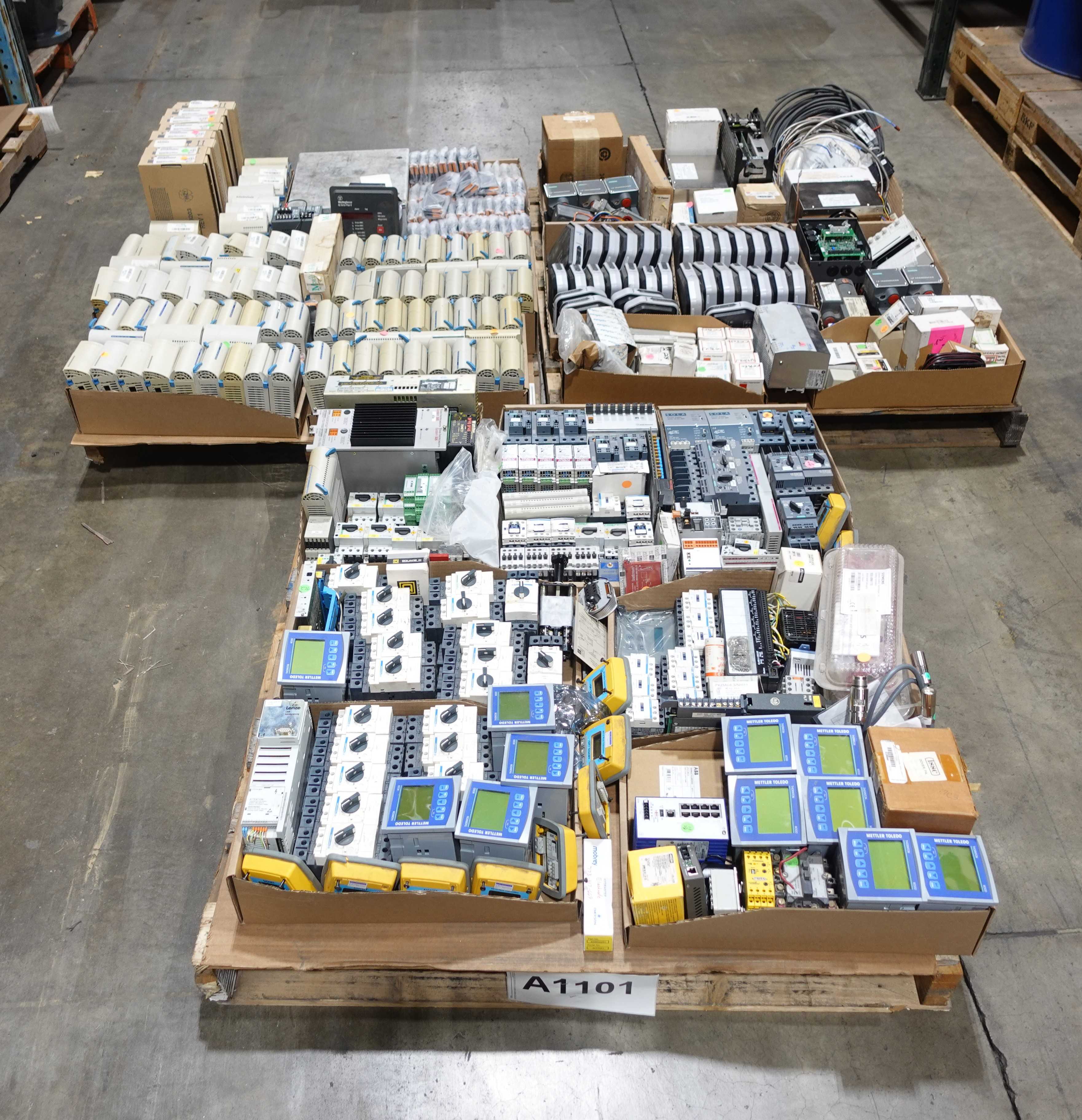 3 PALLETS OF ASSORTED AUTOMATION AND ELECTRICAL CONTROLS - AUTOMATION & CONTROLS