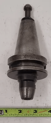 LYNDEX B4006-0375 BT40 TAPER SHANK END MILL HOLDER CAT 40 OAL 5" BORE 3/8IN - MACHINE TOOLING
