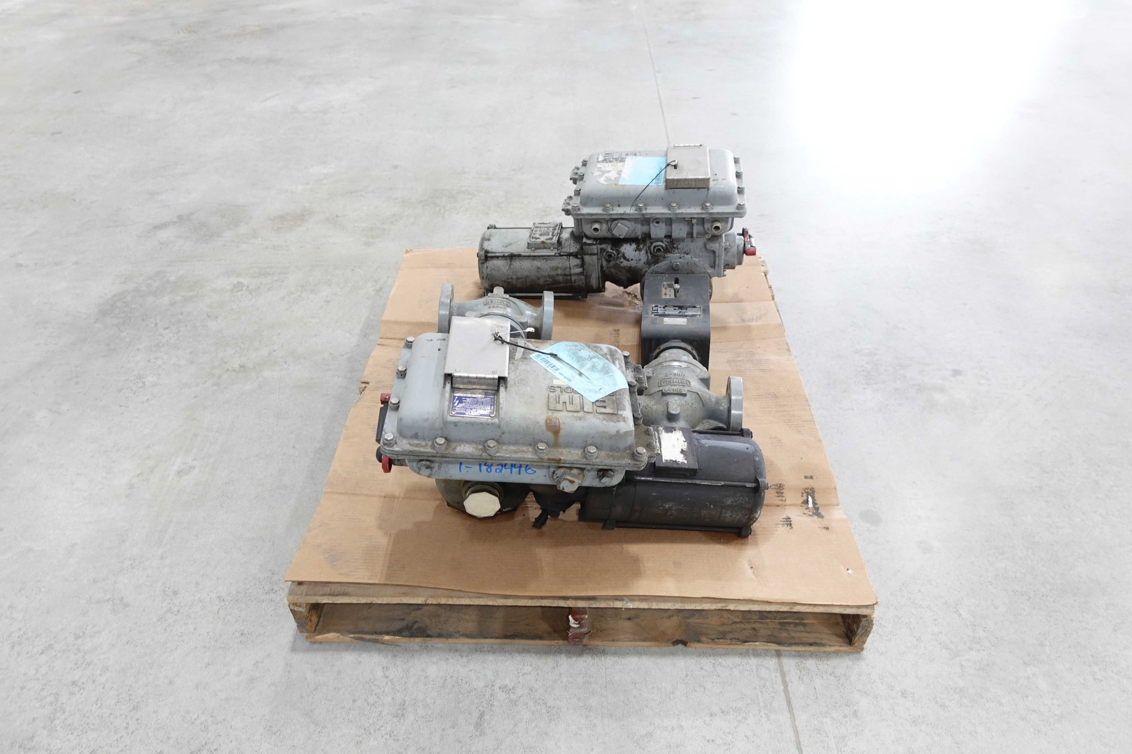LOT OF 2 FISHER EZ 2" GLOBE VALVES
