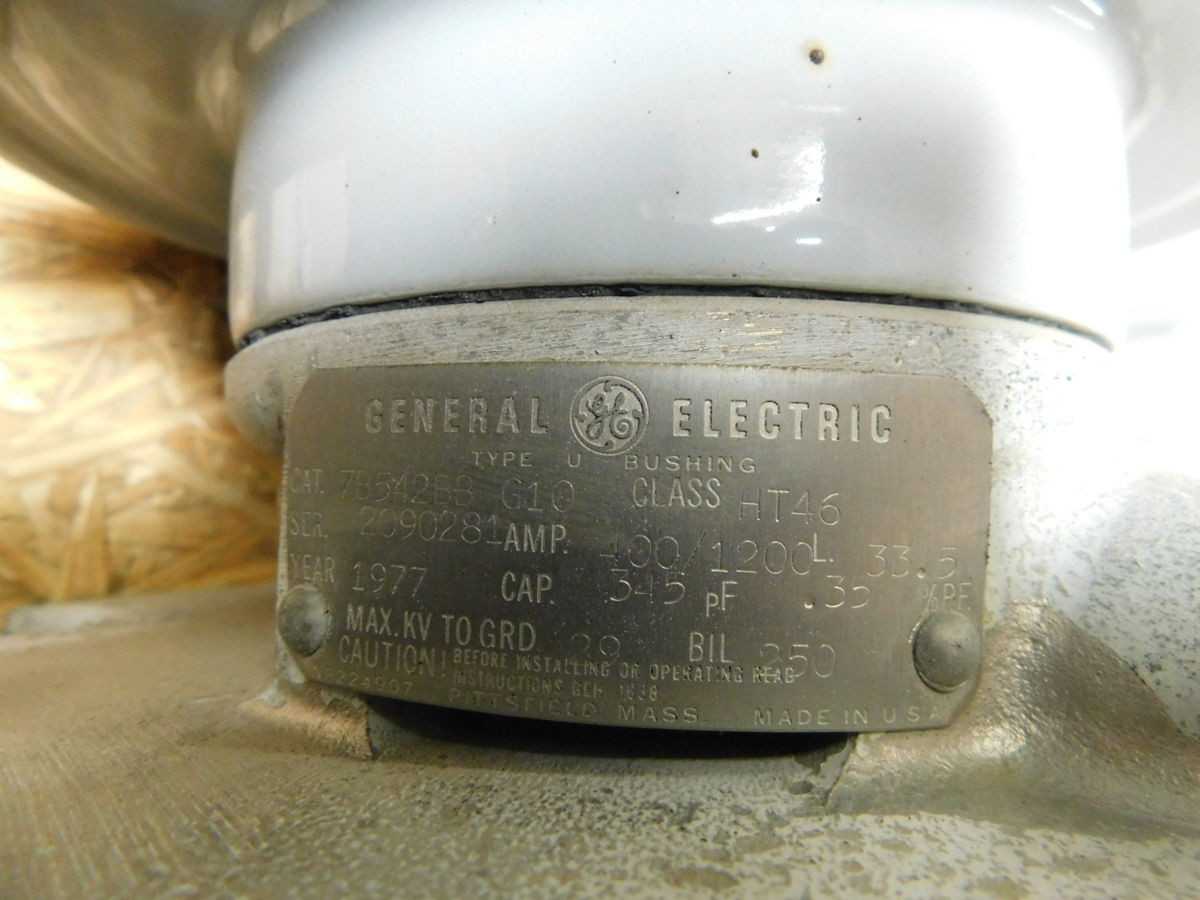 Lot Of 2 General Electric 7B542BB G10 Condenser Bushing M6430 - AUTOMATION & CONTROLS