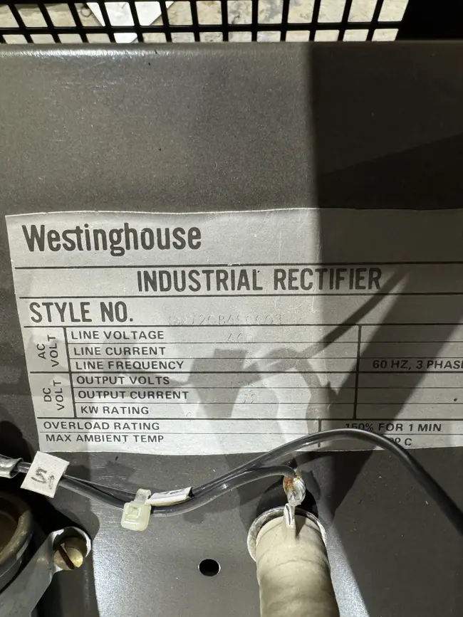 WESTINGHOUSE 720B490G03 RECTIFIER CONVERTER - undefined