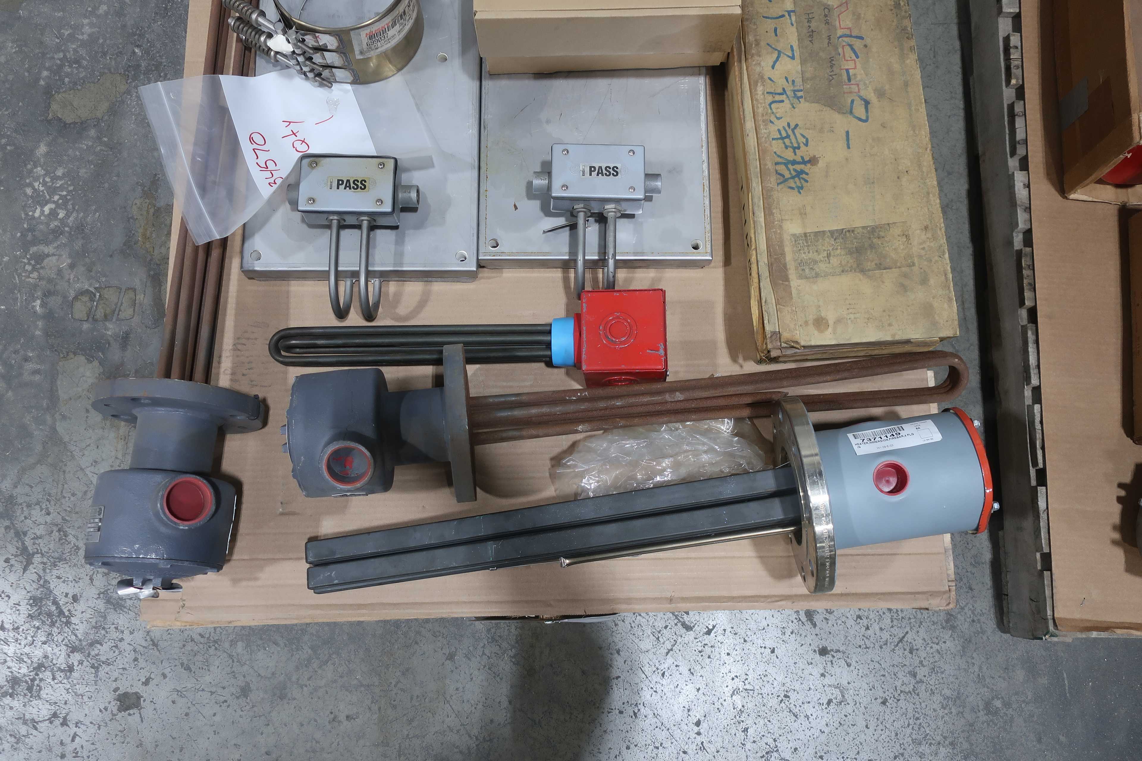 SKU 1737123 - 4 PALLETS OF ASSORTED HEATING ELEMENTS - HEATING ELEMENTS