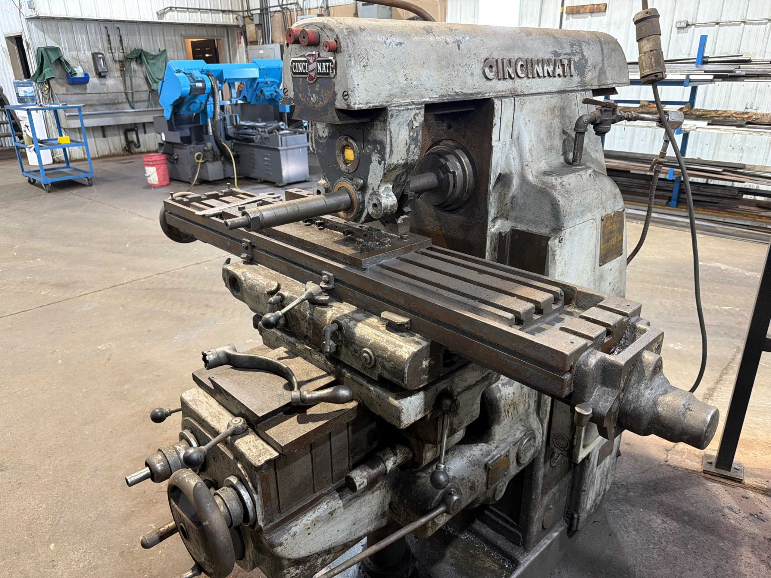 CINCINNATI NO. 2ML HORIZONTAL MILLING MACHINE, 54" X 9" TABLE, POWER FEED - HORIZONTAL MILLING MACHINES