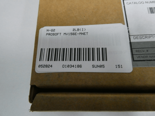 SKU 1034186 - PROSOFT MVI56E-MNET MODBUS TCP/IP MASTER/SLAVE COMMUNICATION MODULE - COMMUNICATION MODULES