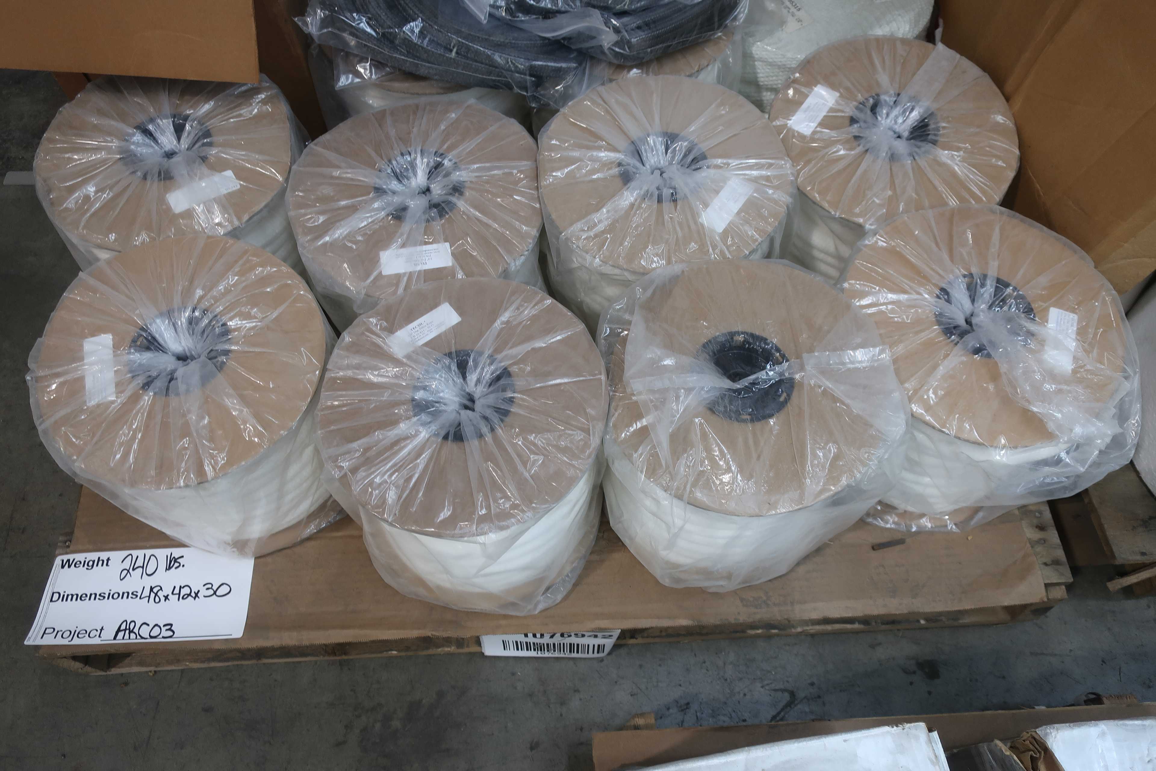3 PALLETS OF ASSORTED PUMP PACKING AND ACCESSORIES - SEALS & GASKETS