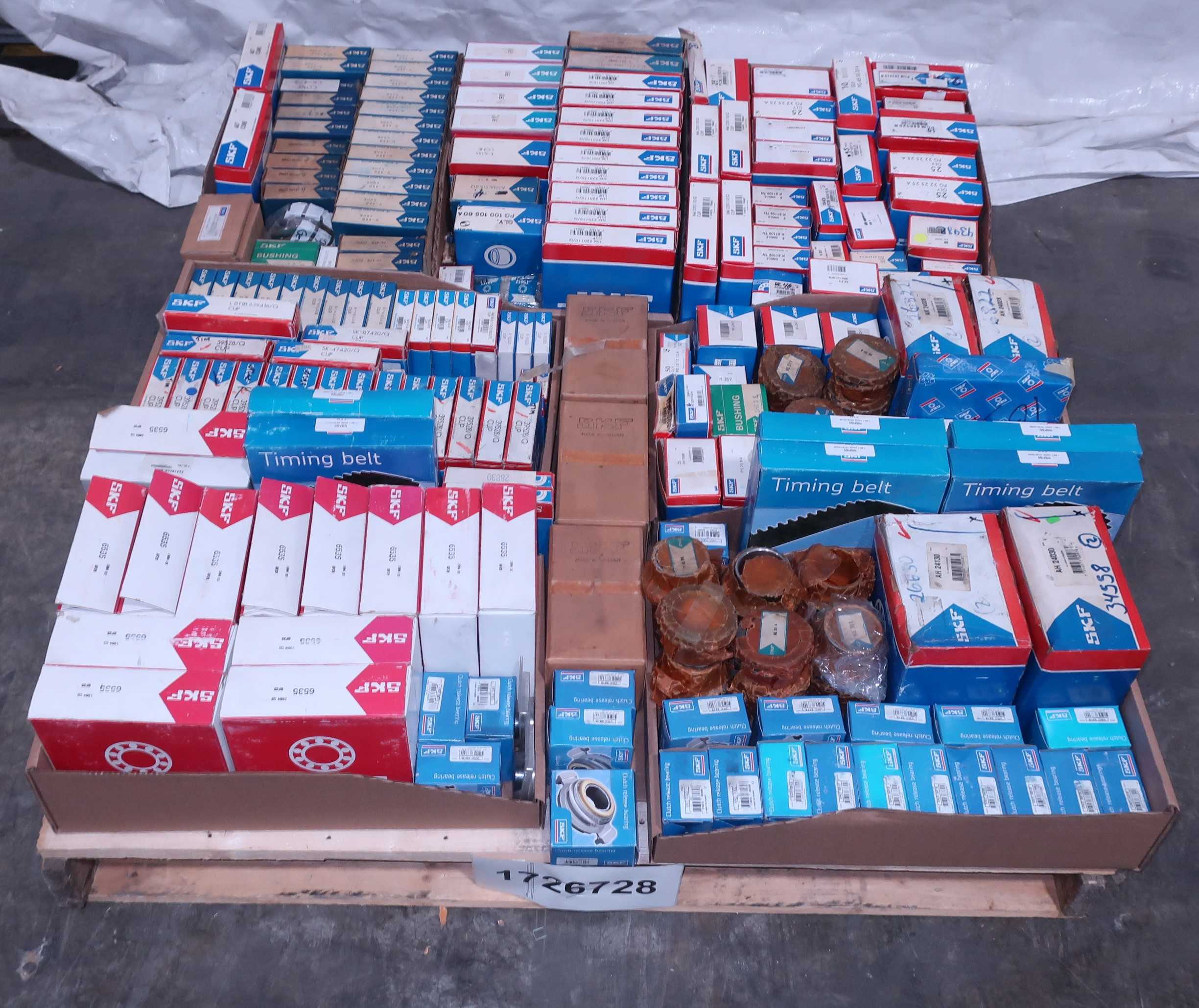 SKU 1726728 - PALLET OF ASSORTED SKF BEARINGS AND PARTS - BEARINGS