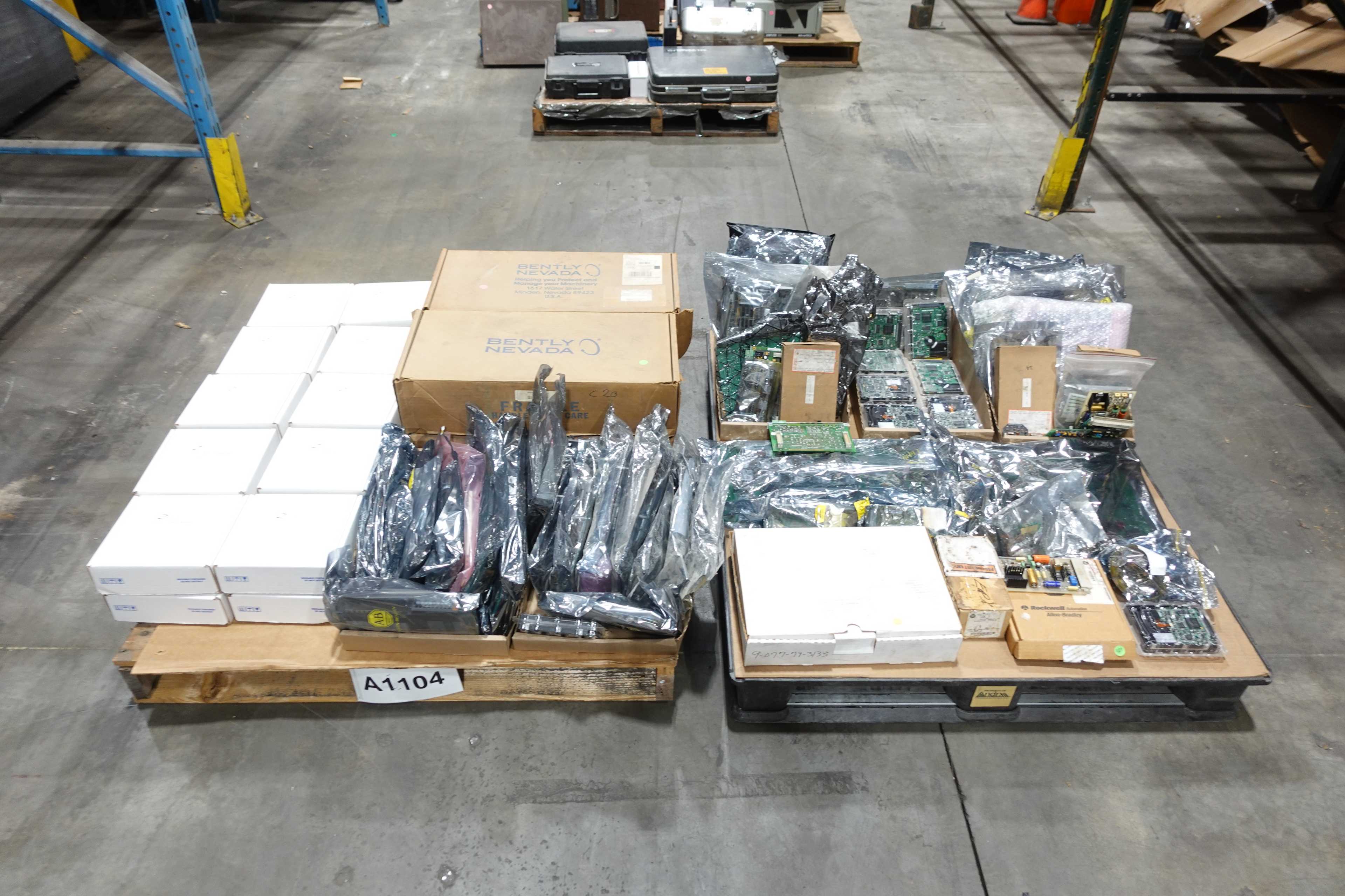 2 PALLETS OF ASSORTED PCB CIRCUIT BOARDS