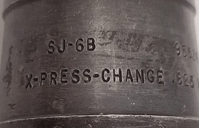SCULLY JONES 6B 95524 X-PRESS-CHANGE END MILL HOLDER, CAT 45, 5/8IN BORE - MACHINE TOOLING