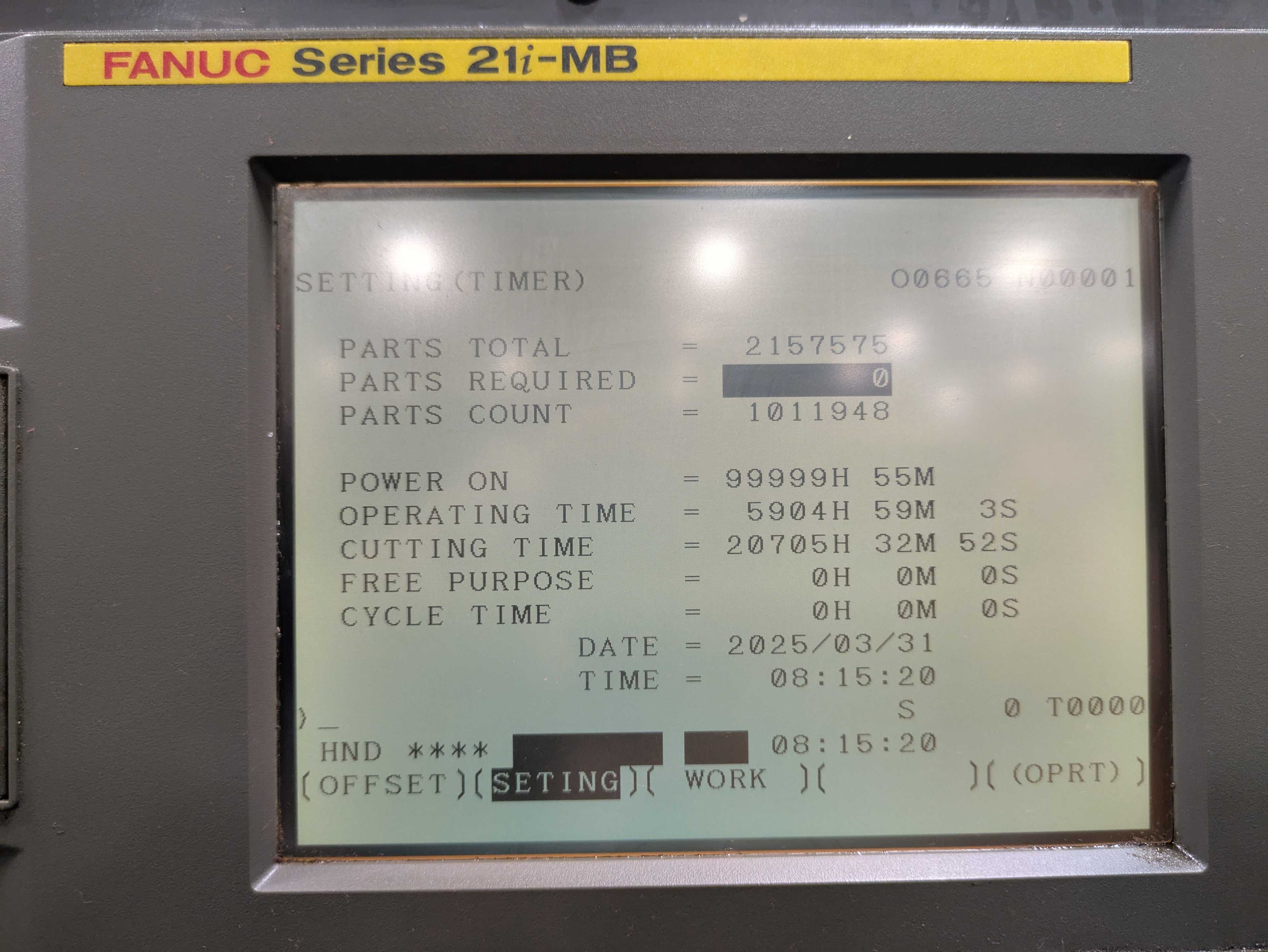 2003 TOYOSK TVT301S VERTICAL MACHINING CENTER - VERTICAL MACHINING CENTERS