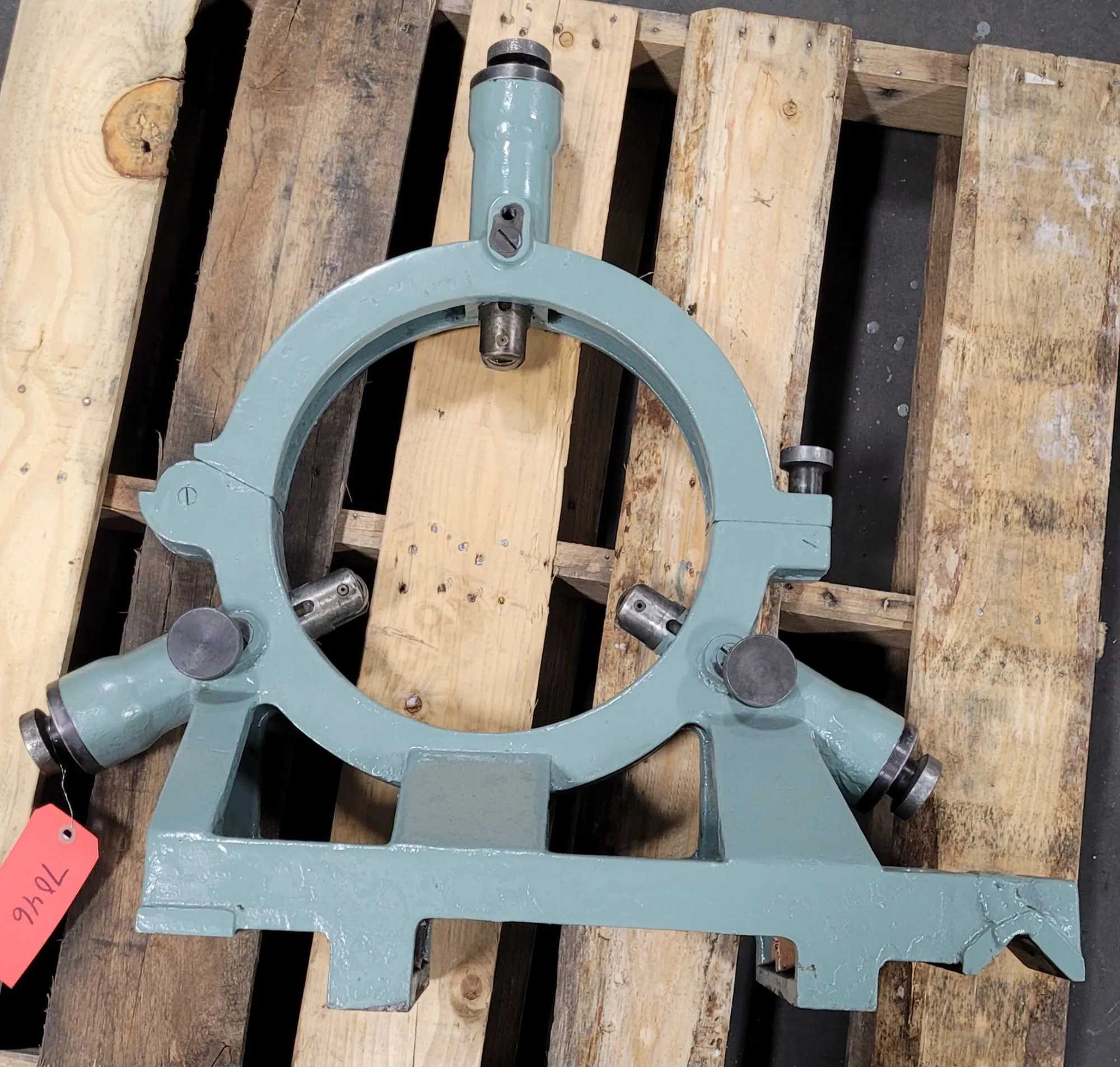 STEADY REST, 28" MAX SWING, 12.5" HOLE DIA, 14" CENTER HEIGHT, 28"X26", 188 LBS - MACHINING EQUIPMENT PARTS