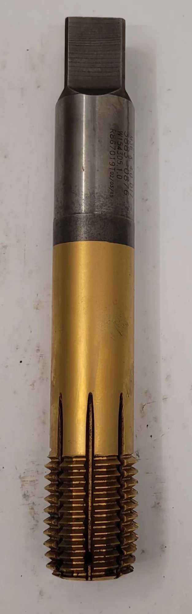 JARVIS USA M36 X 4.0 D17 TAP - 8 FLUTES - OAL 8.25IN - DIA TAP END 1.37IN - MACHINE TOOLING
