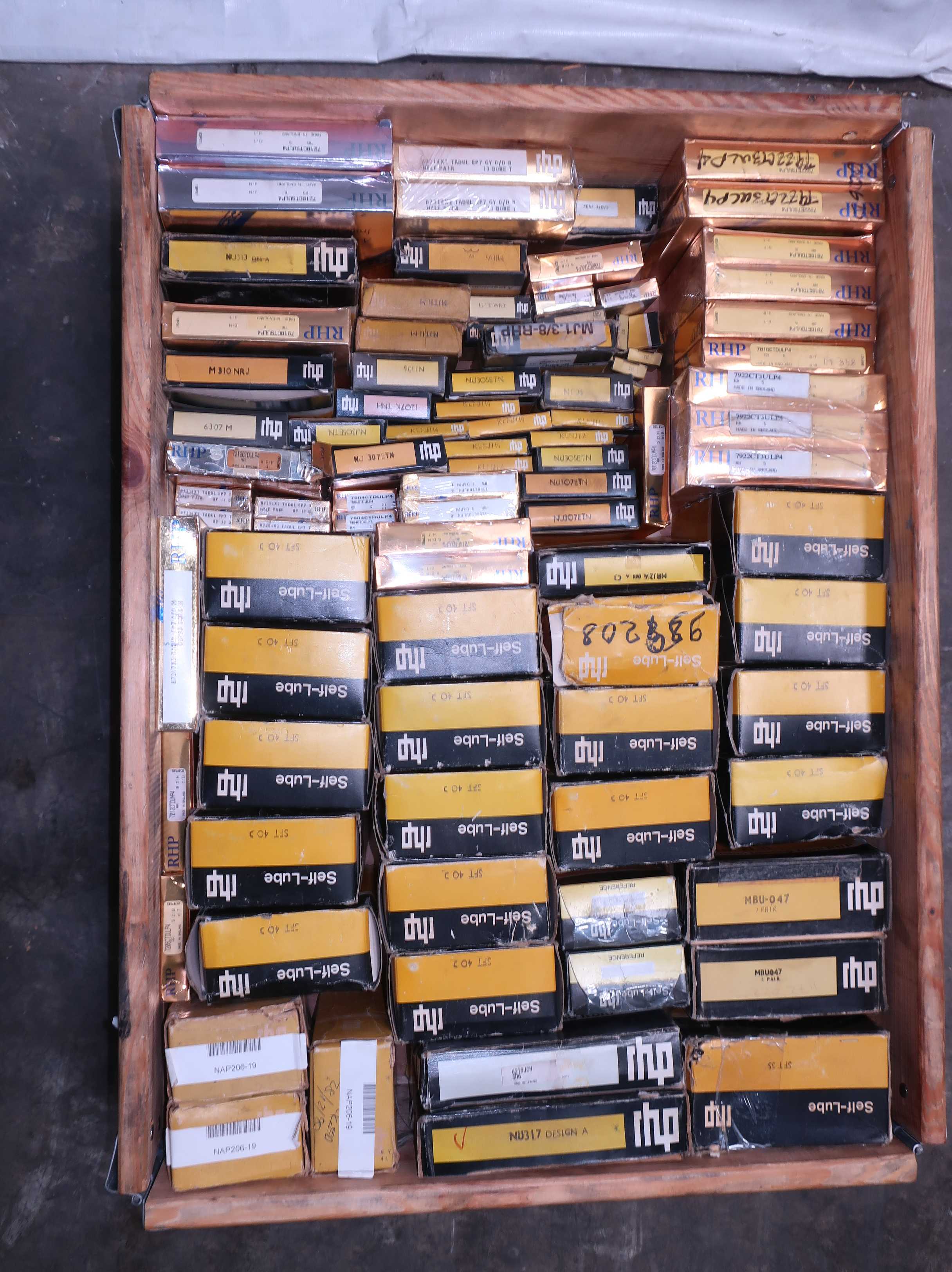 CRATE OF RHP PRECISION BEARING - BEARINGS