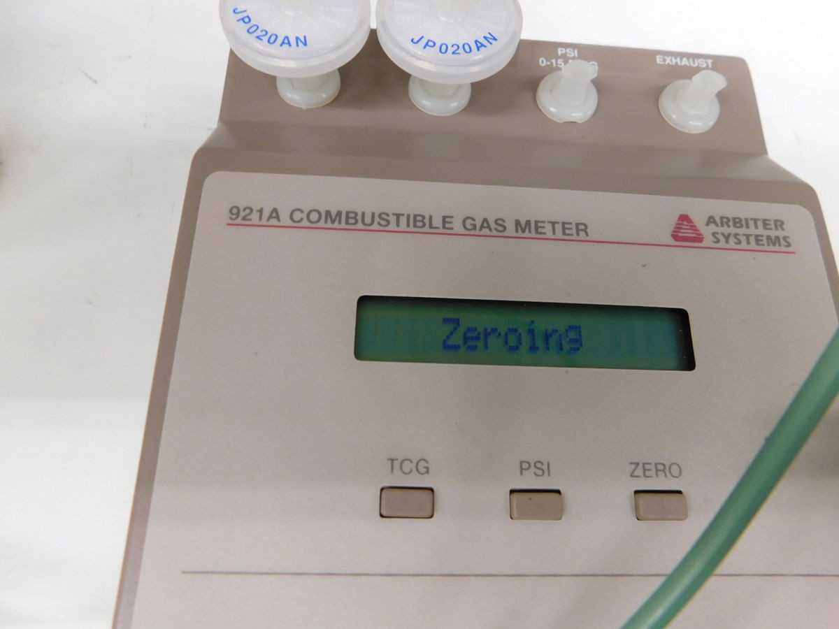 ARBITER SYSTEMS 921A COMBUSTIBLE GAS METER M7369 - MISCELLANEOUS
