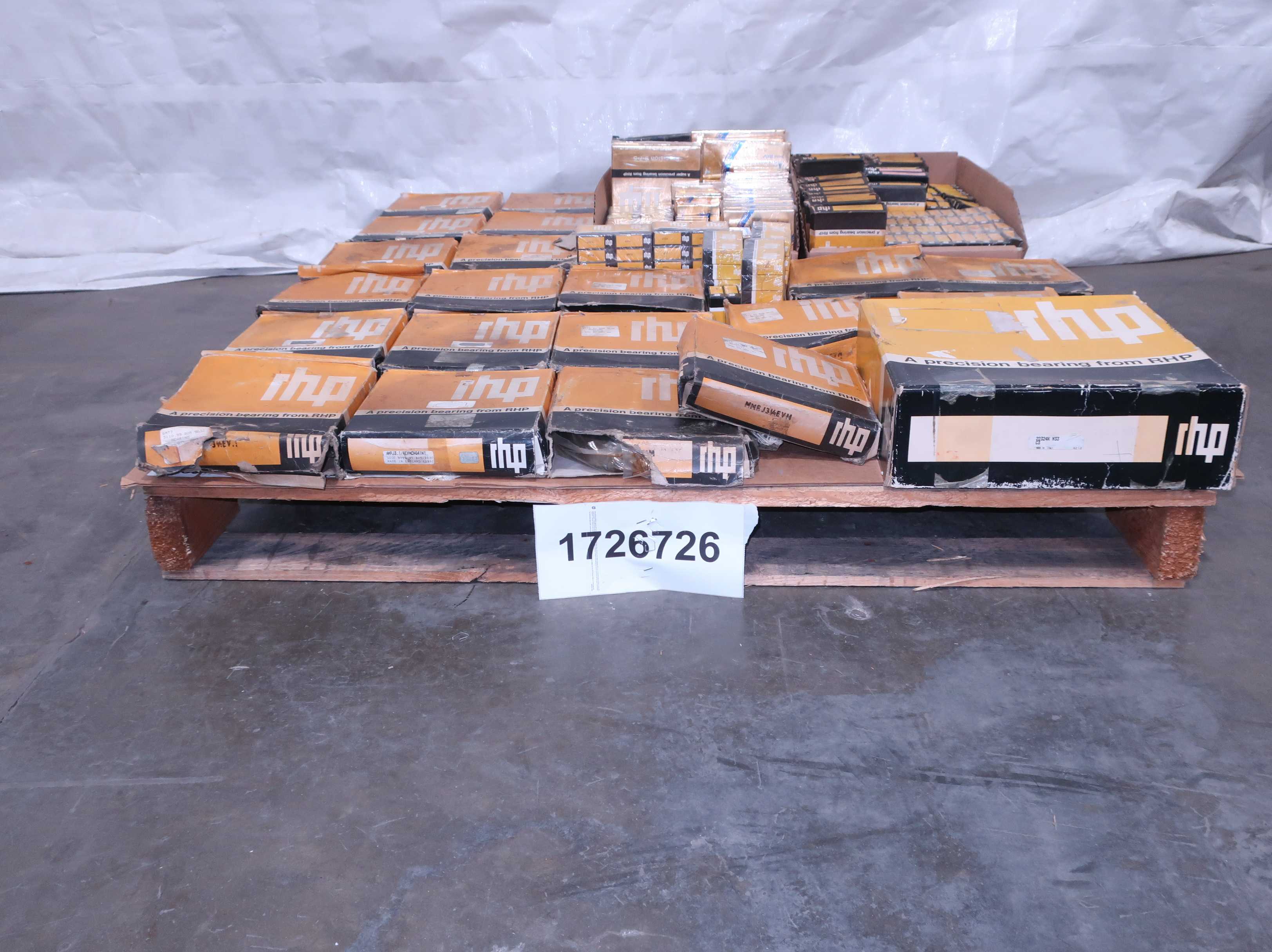 SKU 1726726 - PALLET OF ASSORTED PRECISION RHP BEARINGS, ROLLER BEARINGS, BALL BEARINGS - 