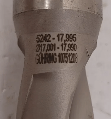 GUHRING INDEXABLE INSERT DRILL 5242-17995 (DIA 17.01-17.99MM) - MACHINE TOOLING