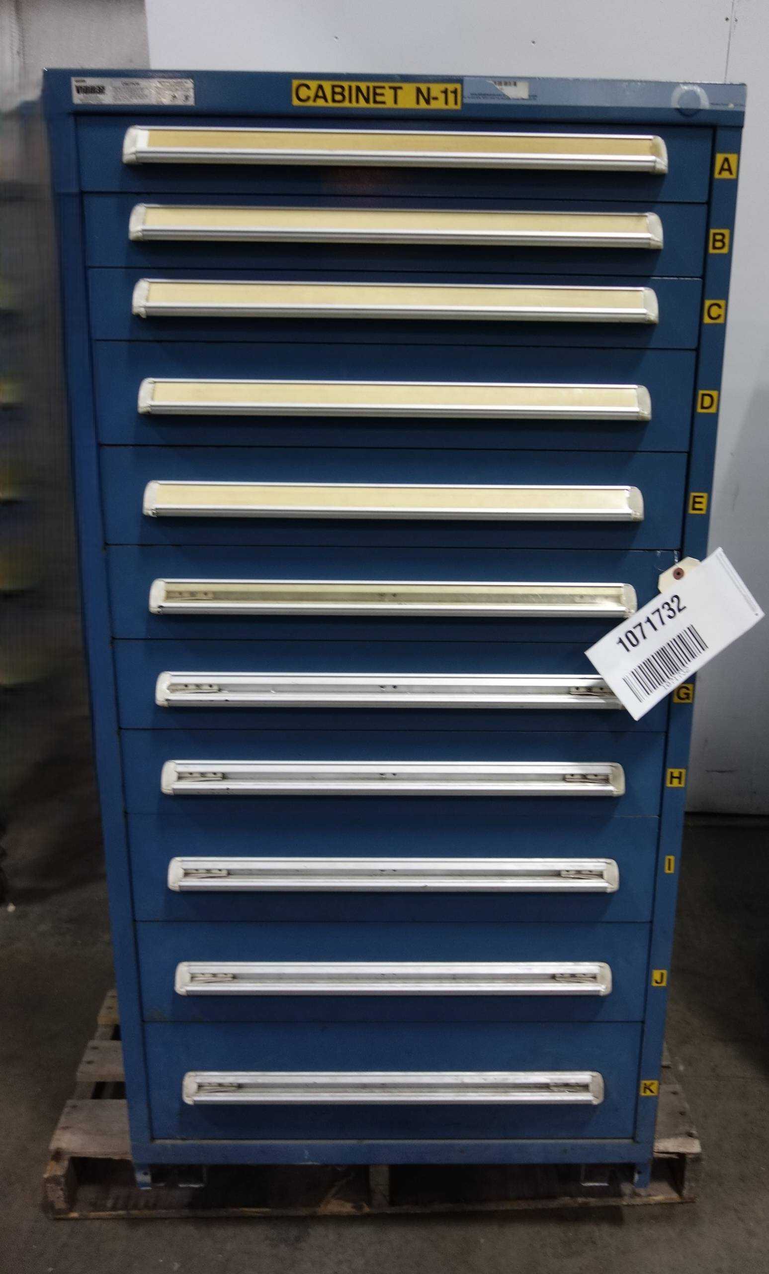 STANLEY VIDMAR 11 DRAWER STORAGE CABINET - STORAGE CABINET