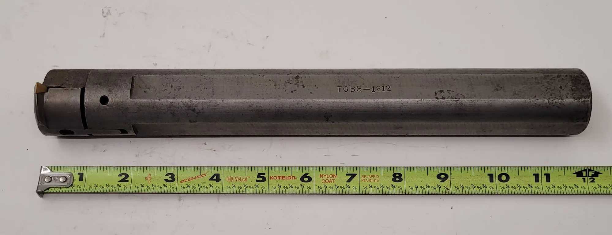 TG BORING SYSTEMS TGBS-1212 BORING BAR THREADING TOOL 1.5” SHANK DIAMETER 12” OAL - MACHINE TOOLING