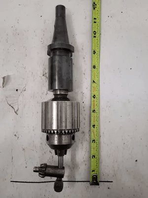 JACOBS 14N SUPER CHUCK, 0-1/2" CAPACITY, W/ #3 MT ON BT30 HOLDER - MACHINE TOOLING
