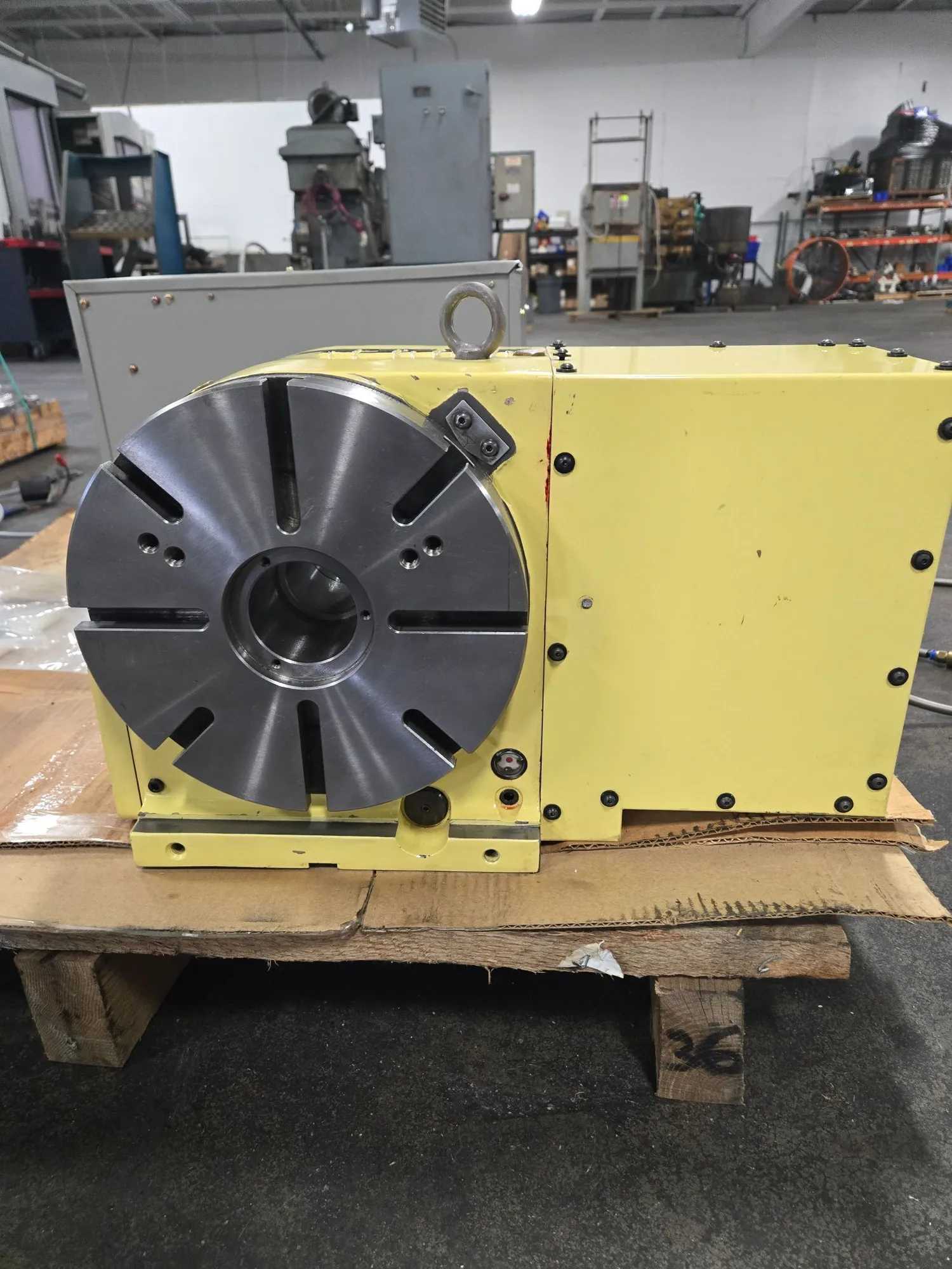 1998 NIKKEN CNC-250FA ROTARY TABLE, 10-INCH, 80 RPM, 150KG RAD LOAD, +/-20 ARCSEC ACC - ROTARY TABLES