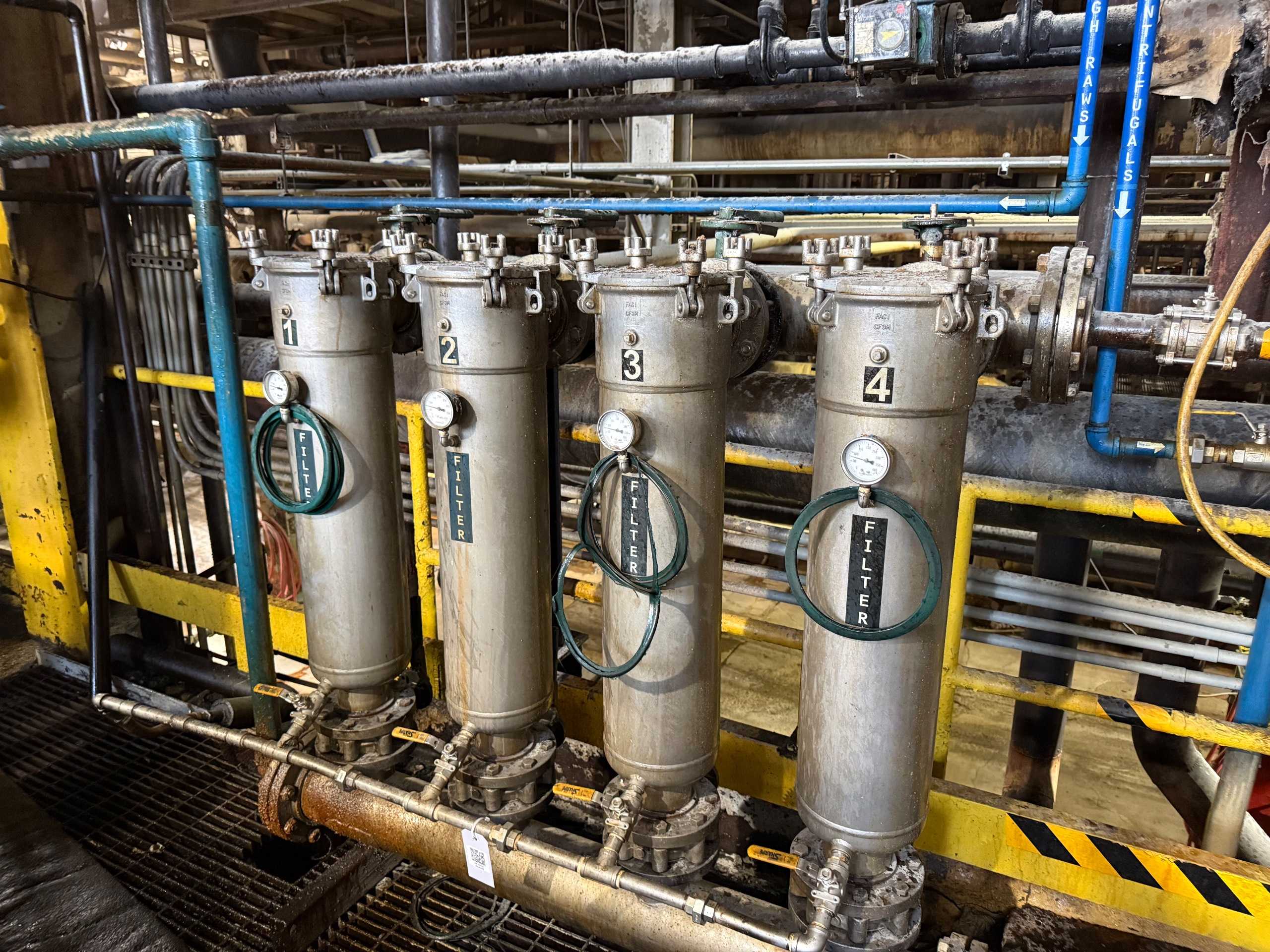QTY 4: FACI CF3M FILTER SYSTEMS - FILTRATION EQUIPMENT