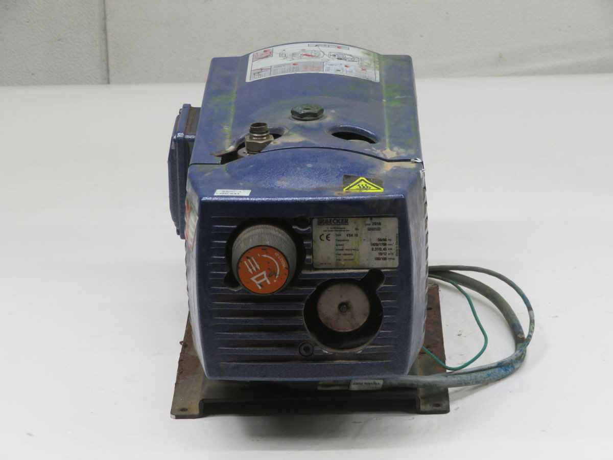 Becker VX4.10 Vacuum Pump T262122 - High Efficiency Performance - INDUSTRIAL PARTS