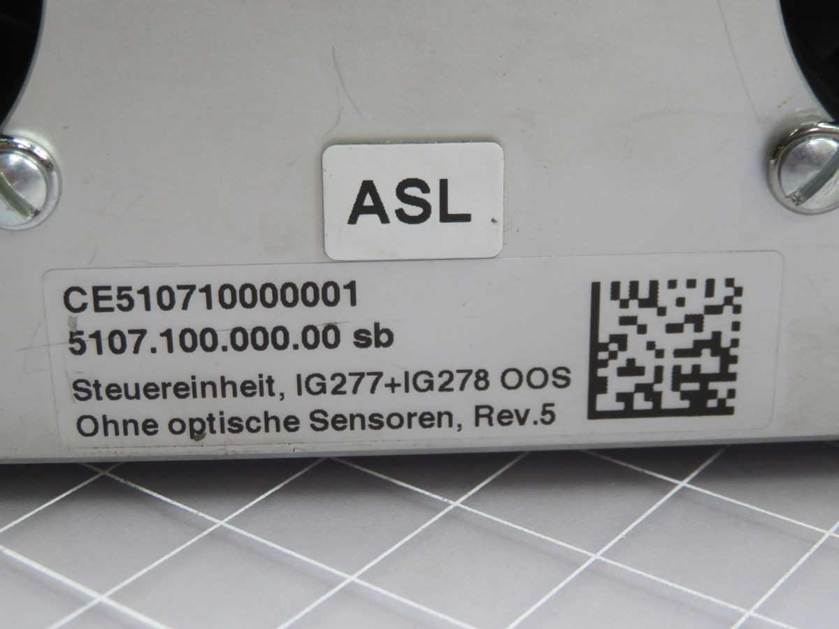 CE510710000001 IG277+IG278 OOS CONTROL UNIT - PLC MODULES