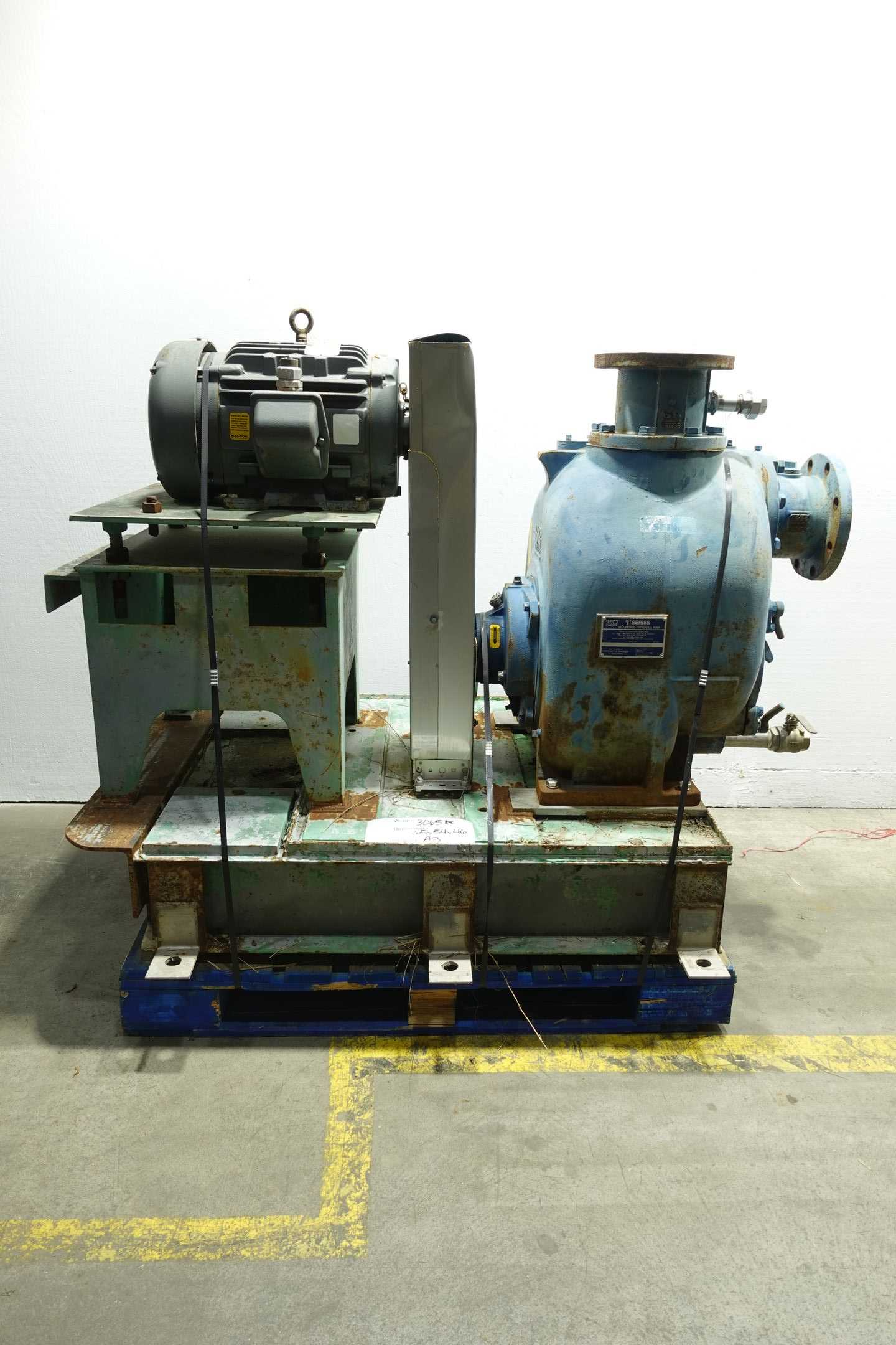 GORMAN-RUPP T6A60S-B CENTRIFUGAL PUMP & MOTOR ASSEMBLY