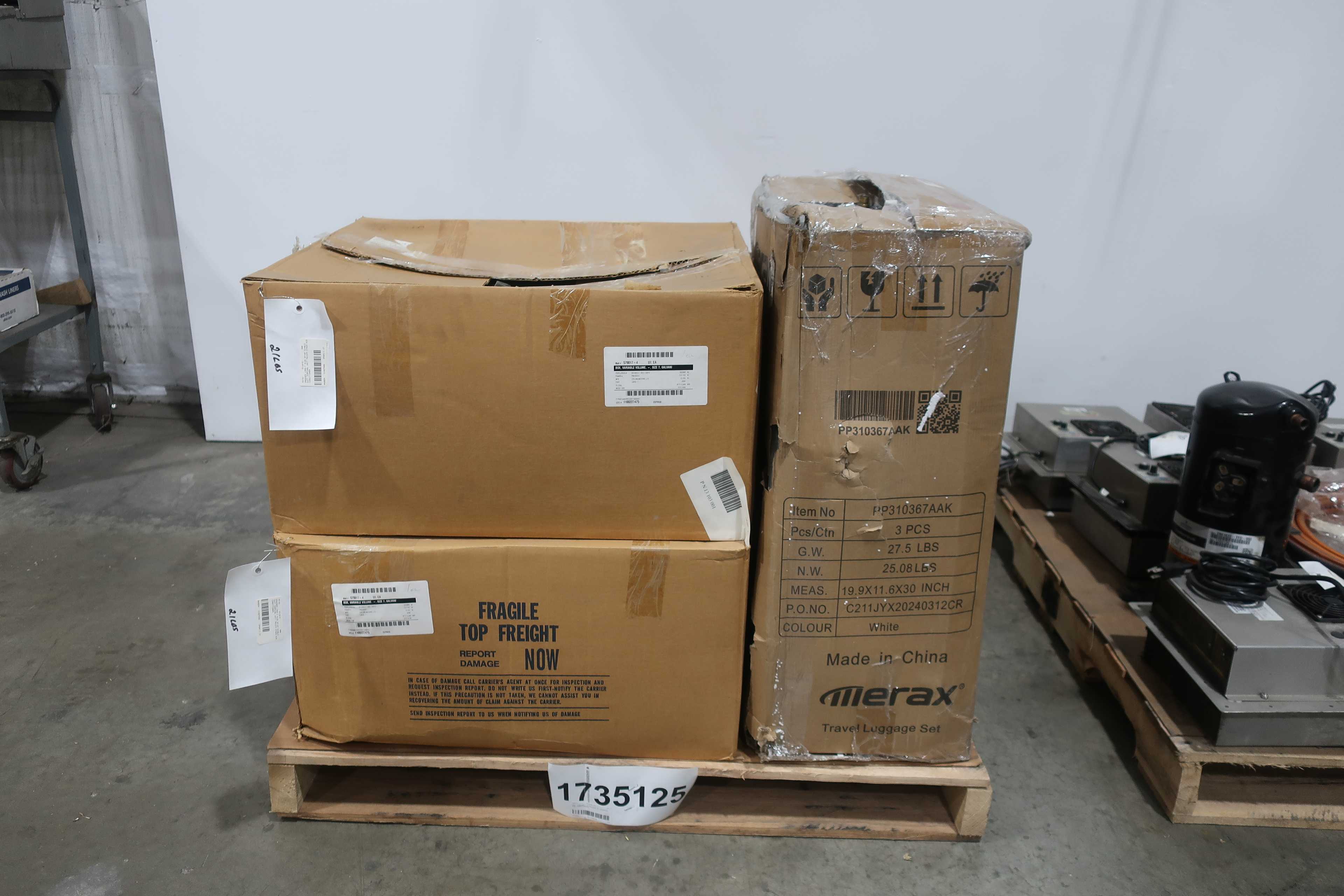 SKU 1735125 - 2 PALLETS OF ASSORTED AIR CONDITIONERS - HVAC EQUIPMENT