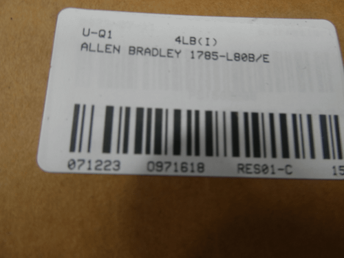 SKU 971618 - ALLEN BRADLEY 1785-L80B PLC-5/80 PROCESSOR MODULE SER E - PLC MODULES
