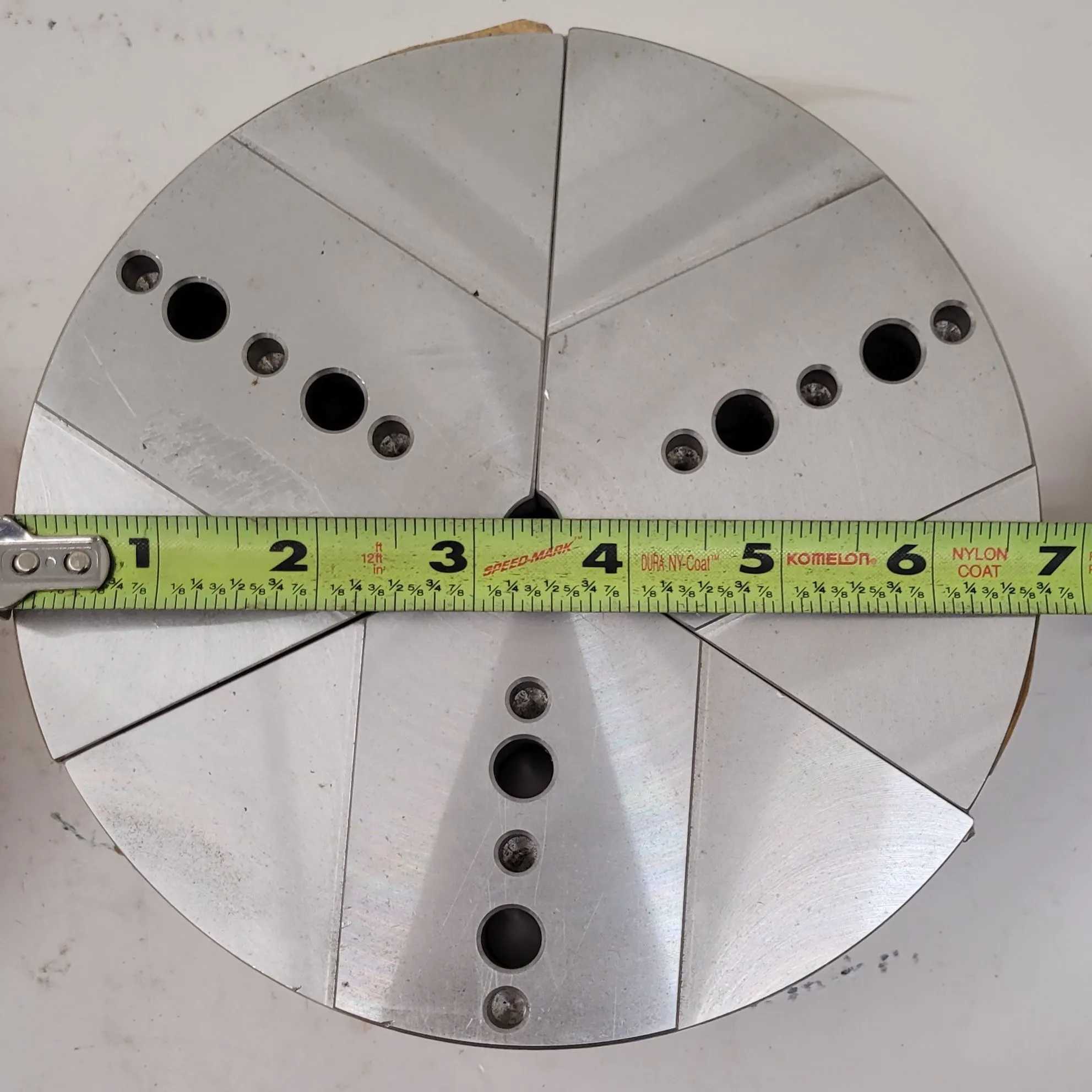 NORTHFIELD PRECISION CHUCK AL-3-7-2 ROUND SOFT LATHE CHUCK JAW 3 JAWS - MACHINE TOOLING