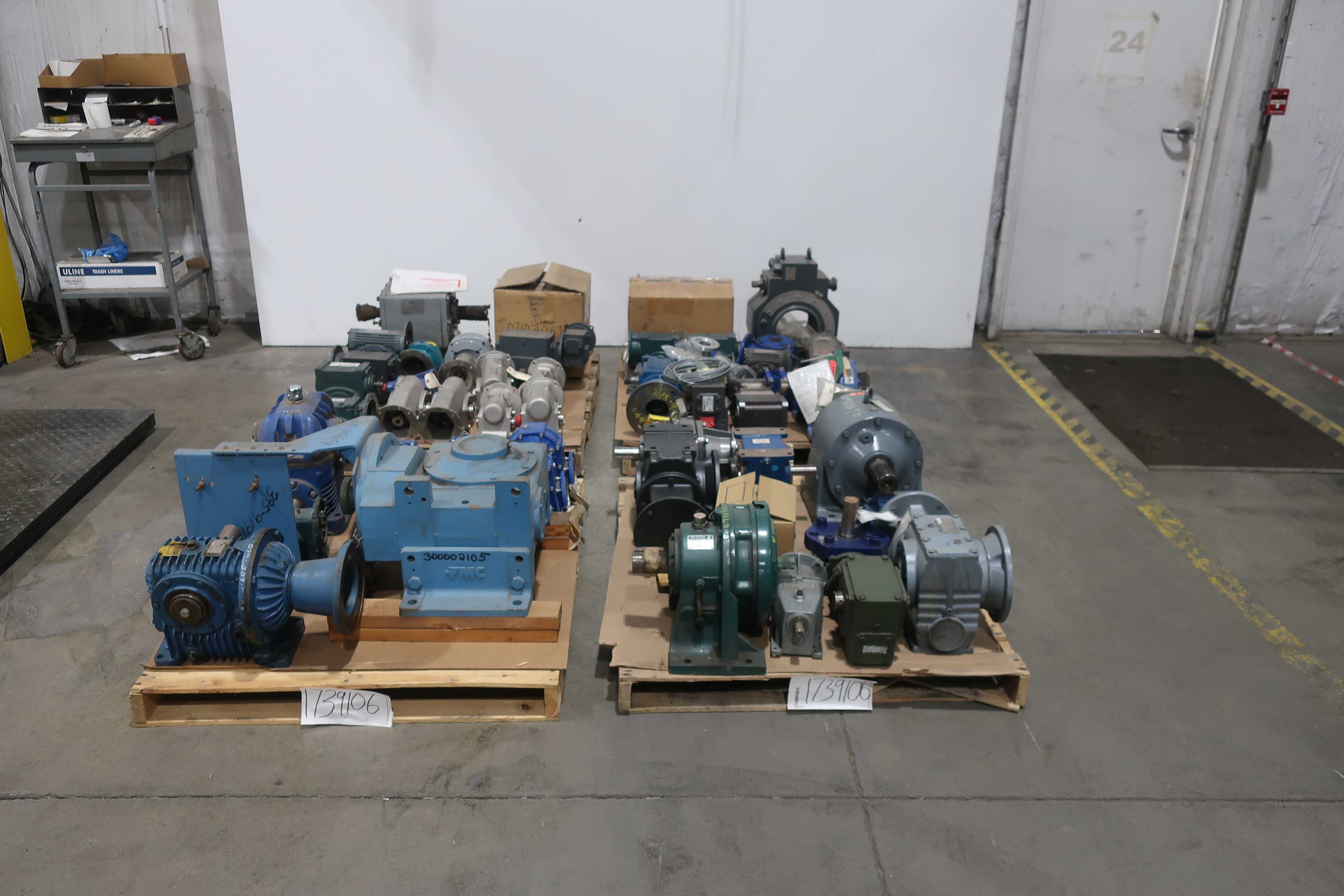 SKU 1739106 - 4 PALLETS OF ASSORTED GEAR REDUCERS - GEAR REDUCERS