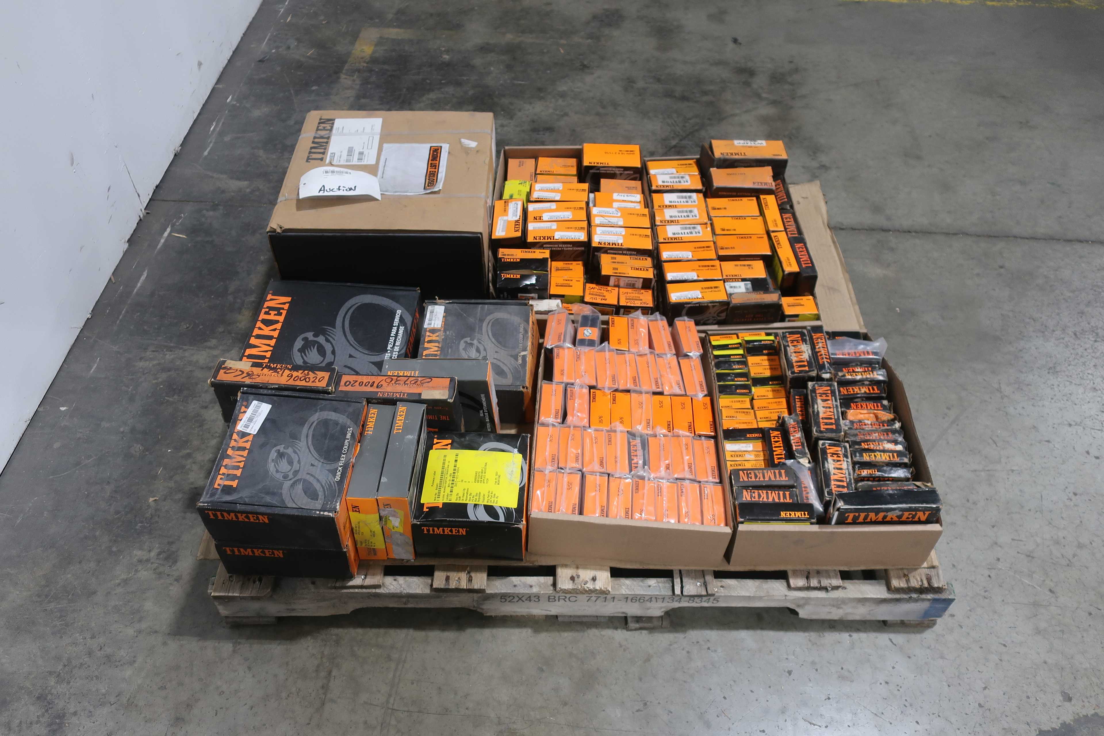 SKU 1749130 - PALLET OF ASSORTED TIMKEN BEARINGS - BEARINGS
