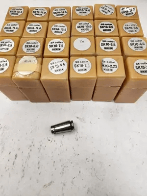 NIKKEN SK10 & SK16 METRIC COLLET SET - QTY 24 (SIZES 2.0-15.5) - MACHINE TOOLING