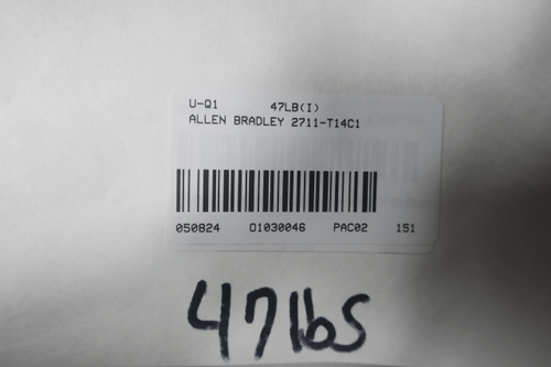 SKU 1030046 - ALLEN BRADLEY 2711-T14C1 PANELVIEW 1400 OPERATOR INTERFACE PANEL SER B - OPERATOR INTERFACE PANELS