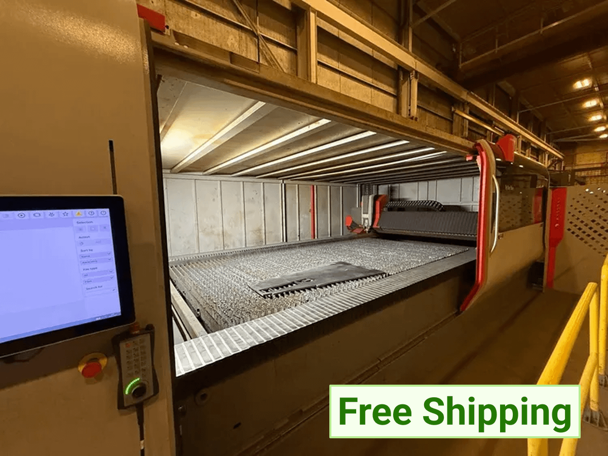 2019 BYSTRONIC BYSTAR FIBER 4020 LASER, 10KW, 157X79IN TABLE, BYTRANS 4020, FUME EXTRACTOR - FLATBED LASER CUTTERS