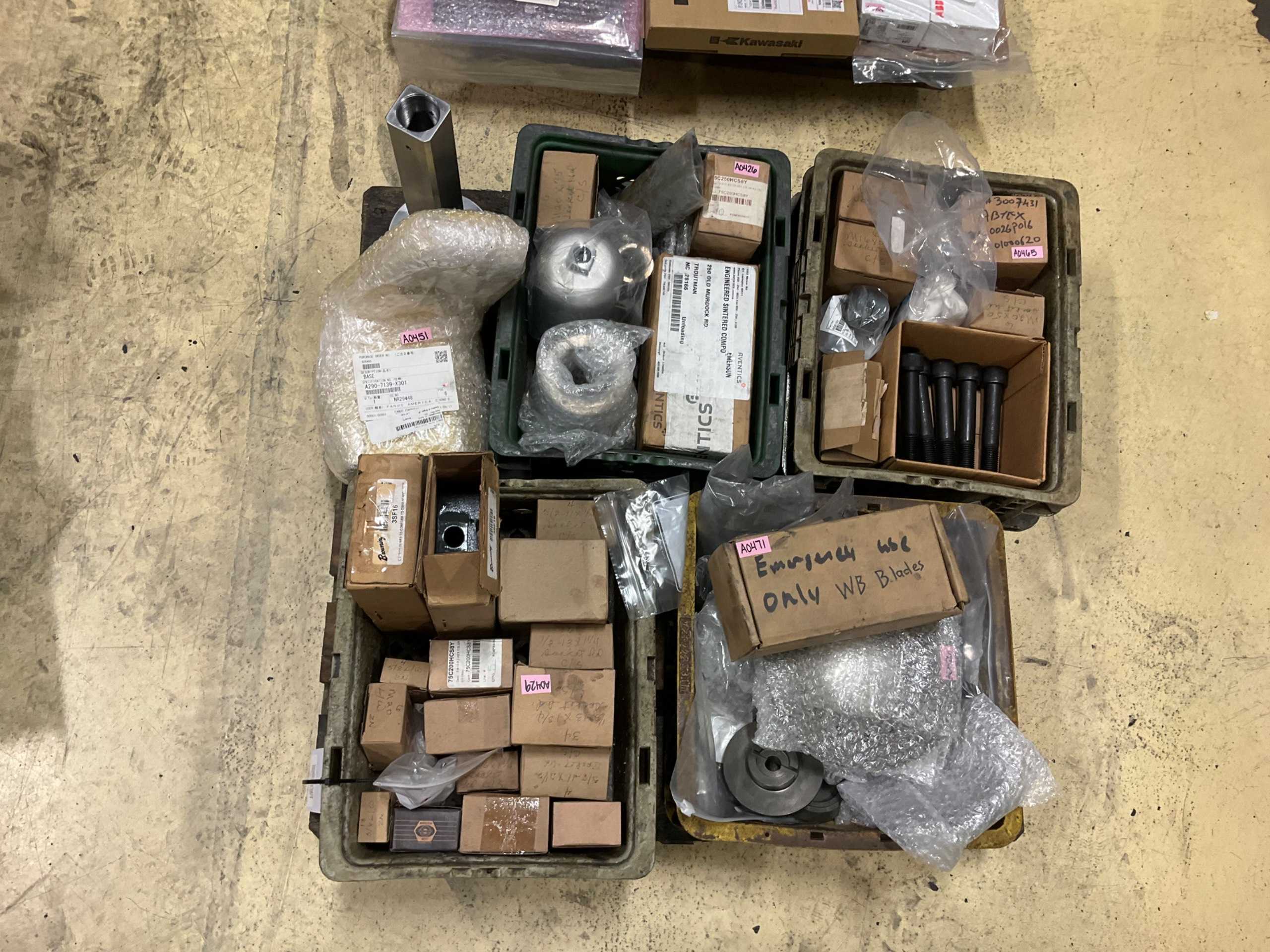 BULK QTY OF INDUSTRIAL PARTS - INDUSTRIAL PARTS